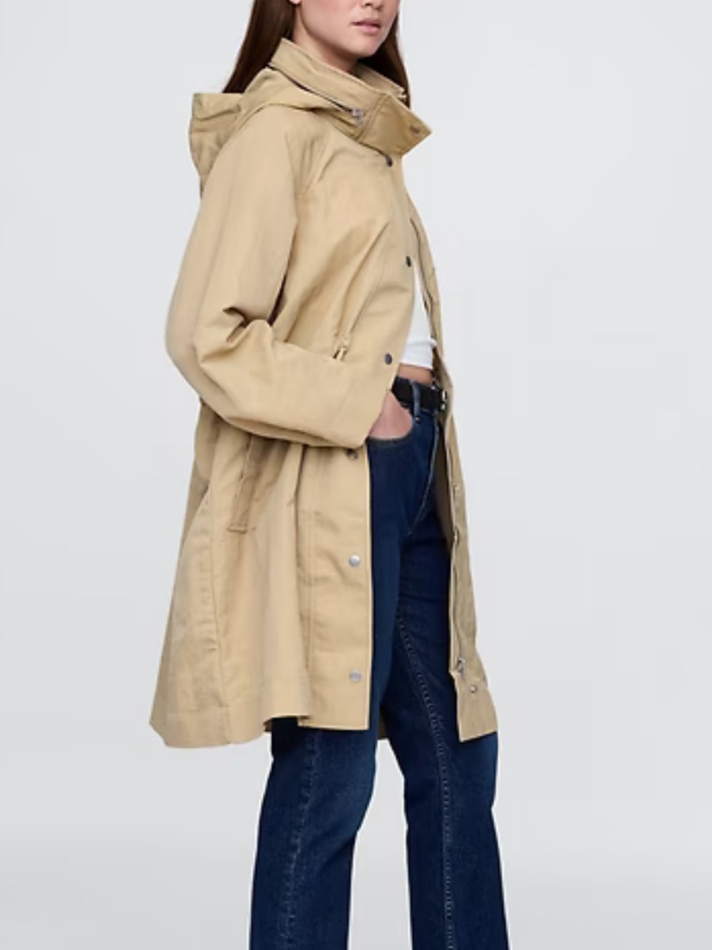 Gap Oversized Parka Trench Coat